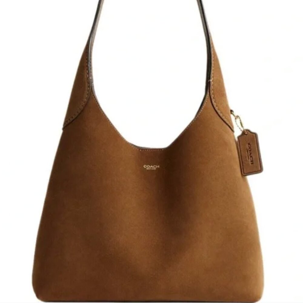 Coach Brooklyn Shoulder Bag 28 Suede